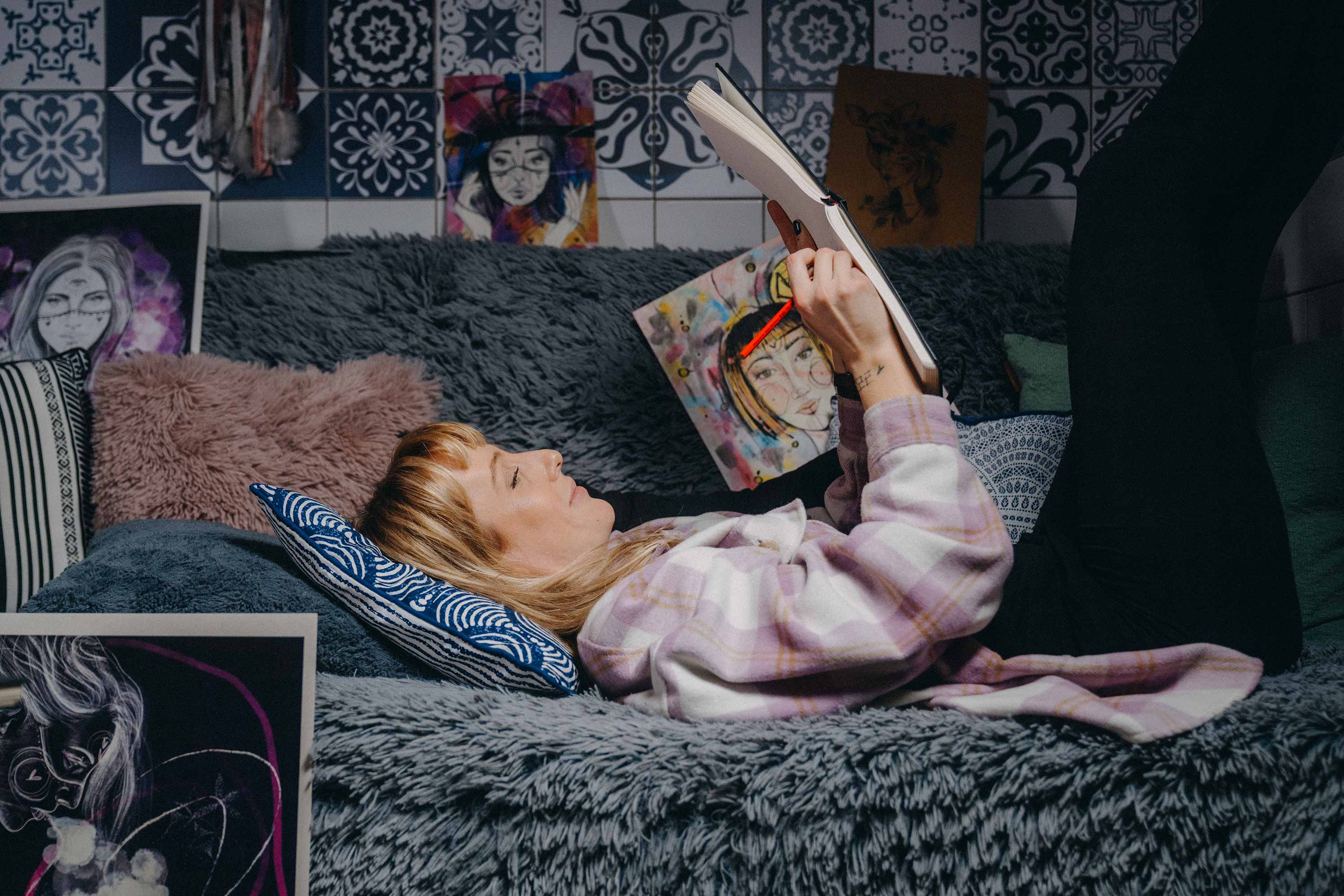 Hotové barevné tetování po sezení
